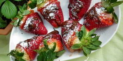 десерт клубника фаршированная