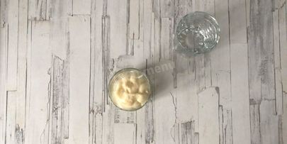 десерт в стакане слоями