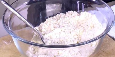 домашний крамбл с заварным кремом