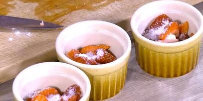 домашний крамбл с заварным кремом