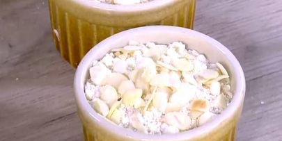 домашний крамбл с заварным кремом