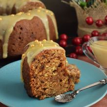 Рецепт Финиковый пудинг с карамельным соусом