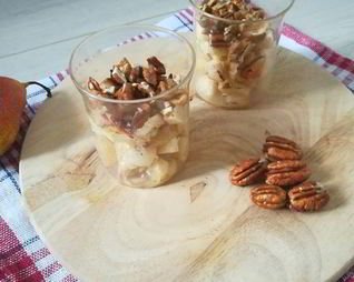 Фруктовый десерт с медом