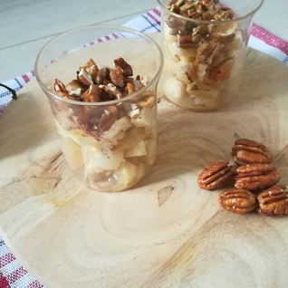 Фруктовый десерт с медом