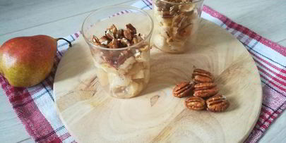 фруктовый десерт с медом