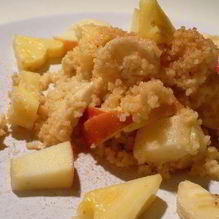Рецепт Фрукты со сладким кускусом