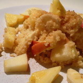 Фрукты со сладким кускусом