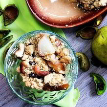 Рецепт Грушевый крамбл