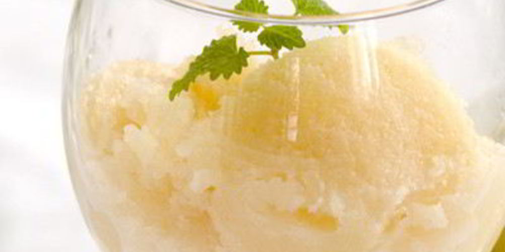 Рецепт грушевый сорбет с имбирем