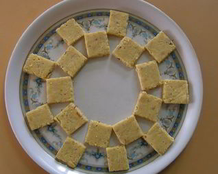 Индийский сливочный десерт Бурфи