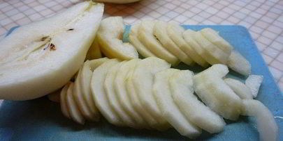 клафути с грушами и фундуком