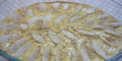 клафути с грушами и фундуком