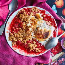 Рецепт Клубничный крамбл