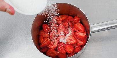 клубничный сорбет