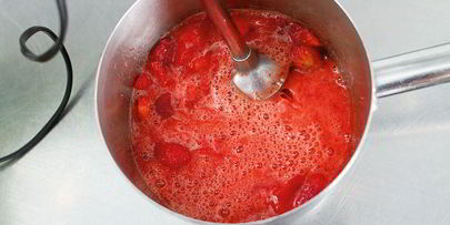 клубничный сорбет