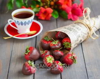 Клубника в шоколаде