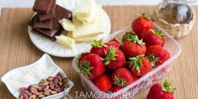 клубника в шоколаде