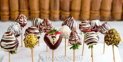 клубника в шоколаде