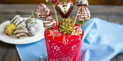 клубника в шоколаде