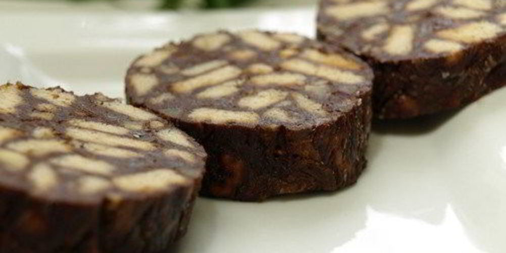 Рецепт колбаса из шоколада