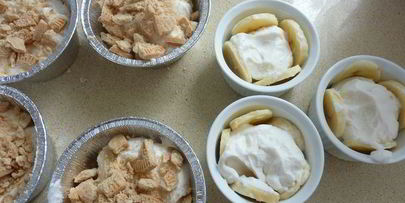 бананы с кремом