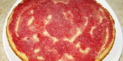 бисквит на горячем молоке со сметанно-йогуртовым кремом