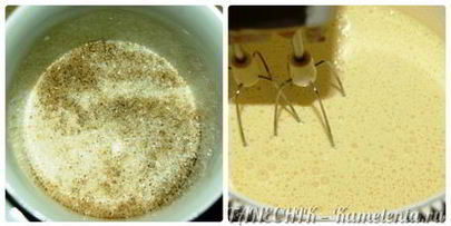 бисквит на горячем молоке со сметанно-йогуртовым кремом