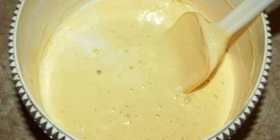 бисквит на горячем молоке со сметанно-йогуртовым кремом