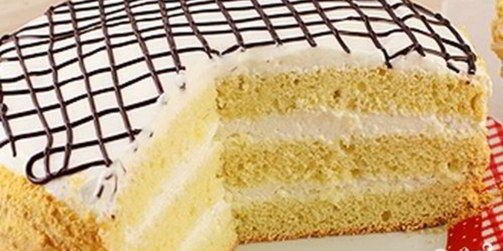 Рецепт бисквита со сметанныма кремома