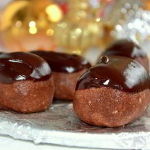 Рецепт Бисквитная Картошка с шоколадным кремом