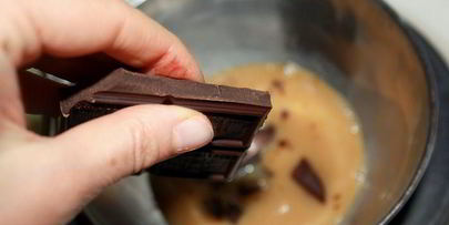 бисквитная картошка с шоколадным кремом