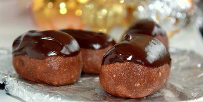 бисквитная картошка с шоколадным кремом