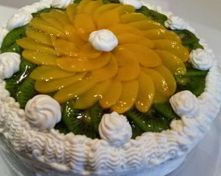 Бисквитно-кремовый торт