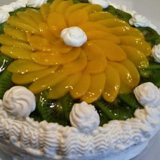 Бисквитно-кремовый торт