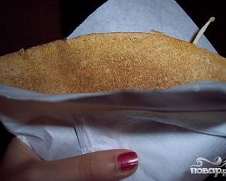 Блинчики с шоколадным ореховым кремом