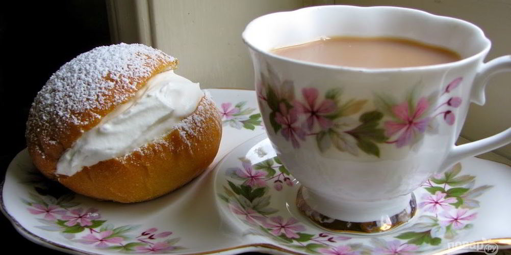 Рецепт булочки с творожным кремом внутри