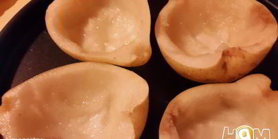 груши с нежным кремом