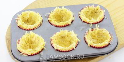 картофельные корзиночки с селедочным кремом