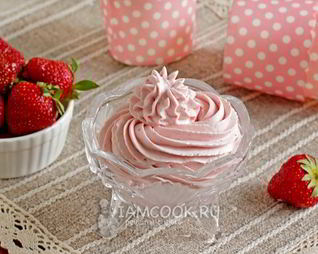 Клубничный крем для торта