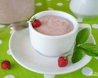 Клубничный заварной крем