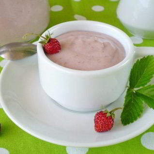 Клубничный заварной крем