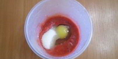 клубничный заварной крем