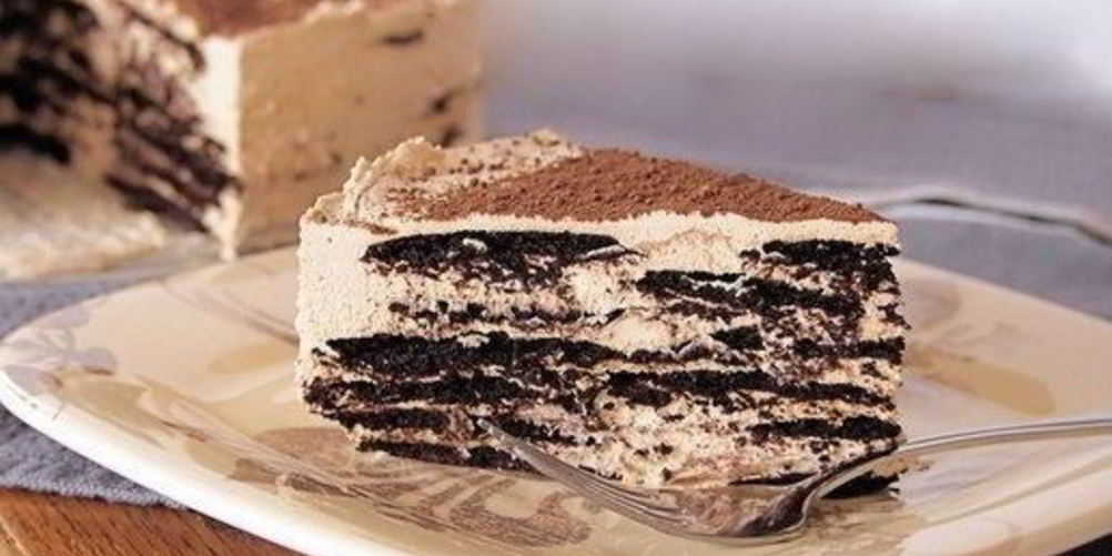 Рецепт кофейный десерт из вафель и крема