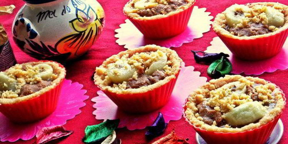 Рецепт корзиночек десертных с кремома и бананома