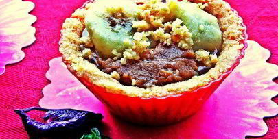 корзиночки десертные с кремом и бананом