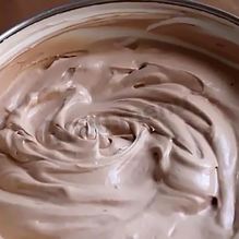 Рецепт Крем чиз шоколадно-мятный на сливках