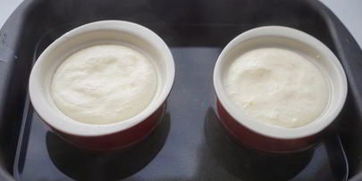 крем-пудинг с мандаринами