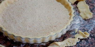 кростата с кремом из рикотты