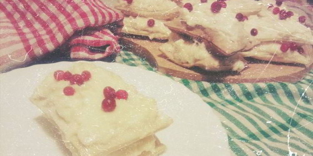 Рецепт мильфей с кремом из маскарпоне