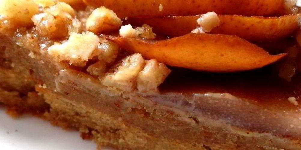 Рецепт миндальный тaрт с кремом и грушами